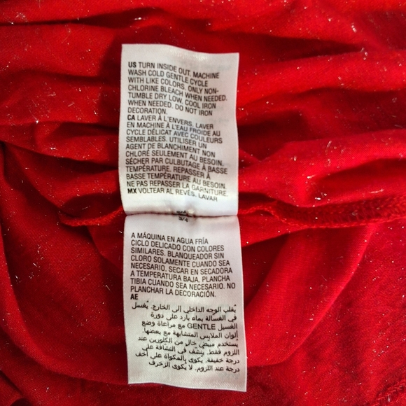 NWT INC METALLIC V-NECK PULLOVER TOP - Picture 12 of 13